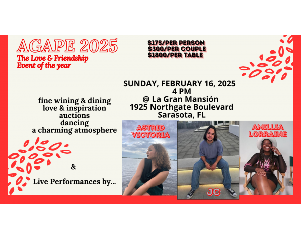 AGAPE 2025 - A New Tradition of Love & Friendship